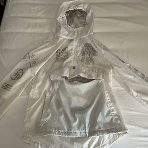 Men’s windbreaker with designs, thin material great for cool days